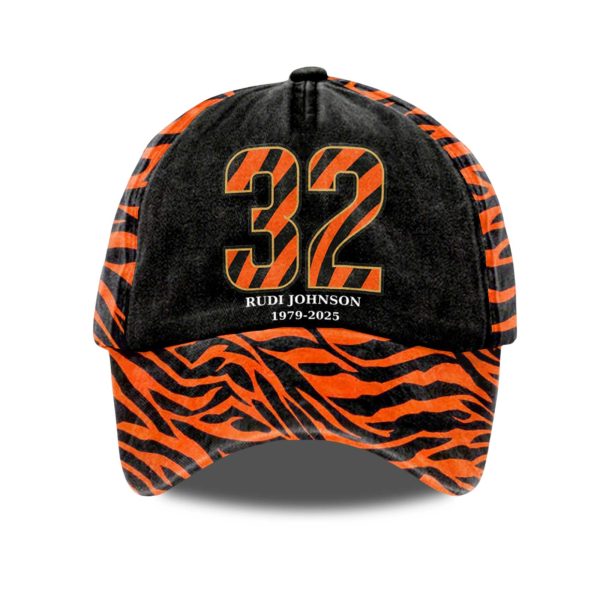 Rudi Johnson Tribute Memorial 1979 2025 Hat