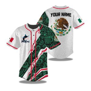 Mexican Heritage Celebration Miami Marlins 2025 Jersey 1