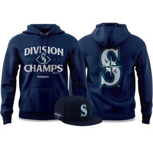 Mariners AL West Division Champions 2025 Hoodie 1