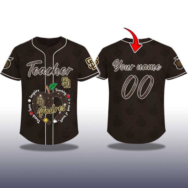 San Diego Padres Teacher Appreciation 2025 Jersey 2