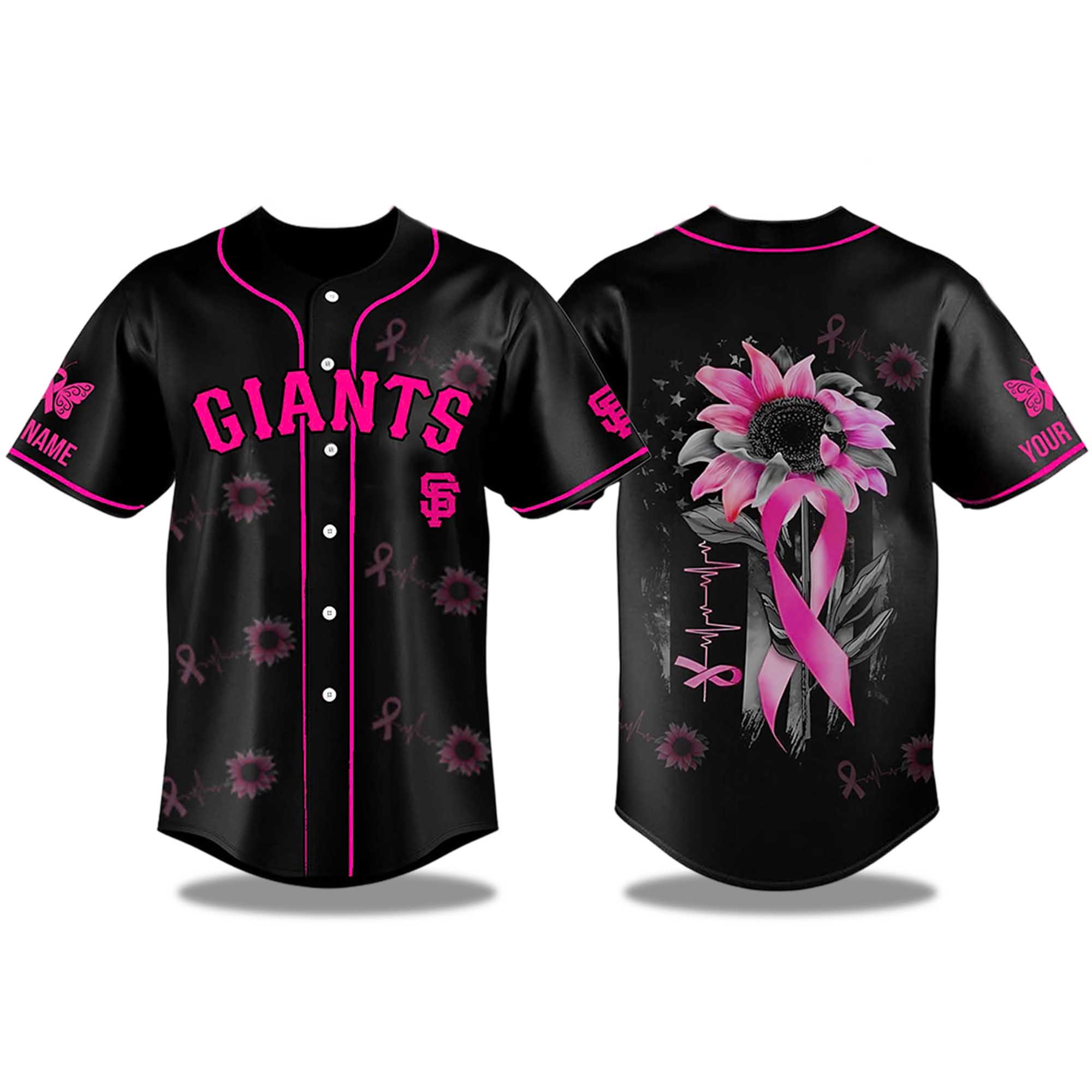 San Francisco Giants Breast Cancer Awareness Month 2025 Jersey 