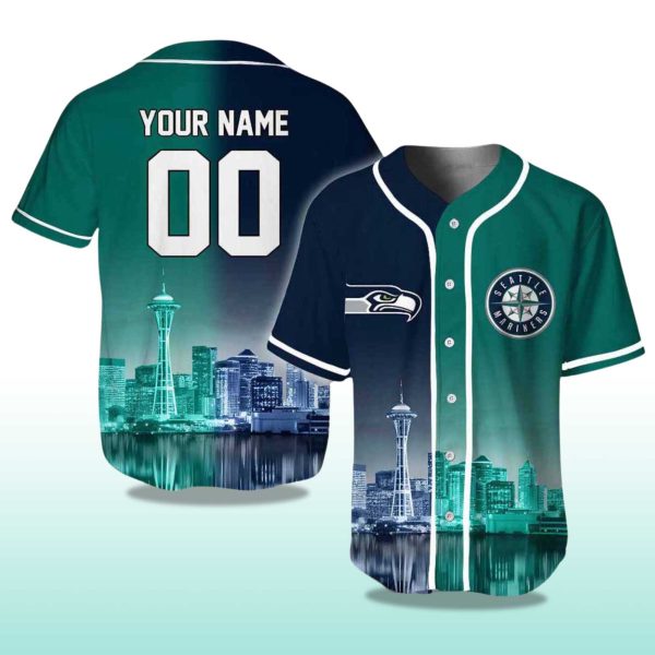 Seahawks x Mariners Connect City Baseball Jersey