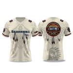 Seattle Seahawks Native American Heritage Month V-neck Short Sleeve Jersey 2025