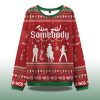 Somebodys Problem Couple Ugly Christmas Sweater 2