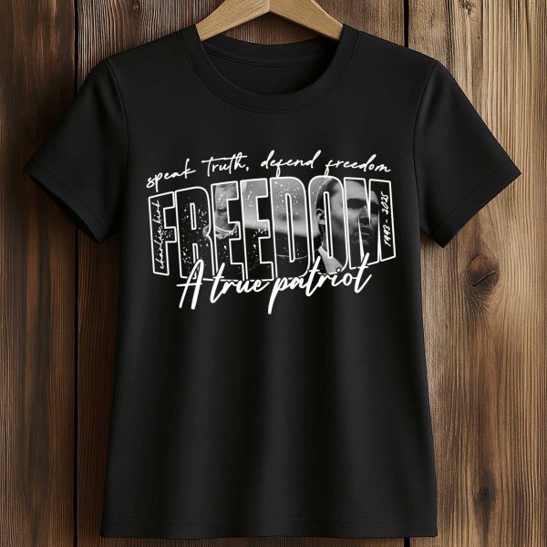 Speak Truth Defend Freedom A True Patriot Charlie Kirk Shirt 3