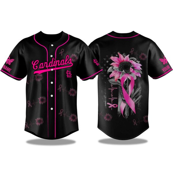 St Louis Cardinals Breast Cancer Awareness Month 2025 Jersey 1