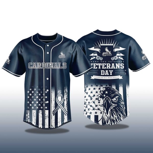St Louis Cardinals Veterans Day Jersey 2025 2