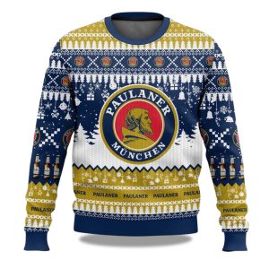 2025 Paulaner German Beer Christmas Ugly Sweater 1