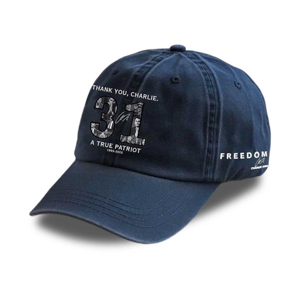 Thank You Charlie 31 True Patriot 1993 2025 Hat 3