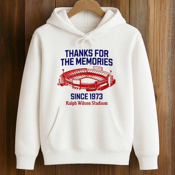 Thanks For The Memories Since 1973 Ralph Wilson Stadium Bills Shirt 4