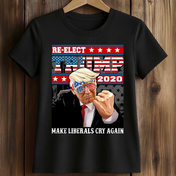 Thomas Jacob Wears Re elect Trump 2020 Make Liberals Cry Again Shirt