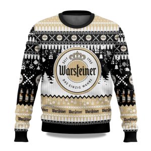 2025 Warsteiner German Beer Christmas Ugly Sweater 1