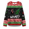 Troublemaker Cat Christmas Ugly Sweater 1