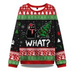 Troublemaker Cat Christmas Ugly Sweater