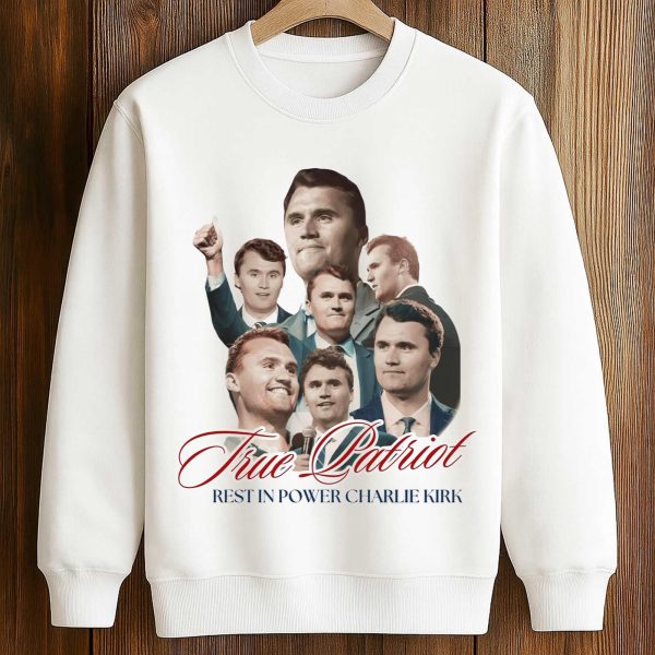 True Patriot Restin Power Charlie Kirk Shirt 3