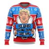 Trump Epstein Didn't Kill Himself 2025 Ugly Christmas Sweater 1
