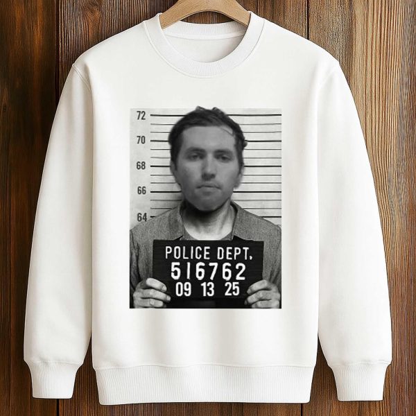 Tyler Robinson Mugshot Charlie Kirk Assassination Tribute Shirt