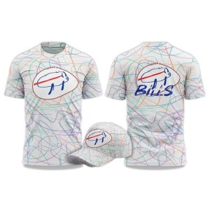 Buffalo Bills Josh Allen Billustration 2025 T Shirt