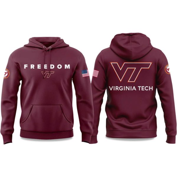Virginia Tech Freedom Charlie Kirk Hoodie 2