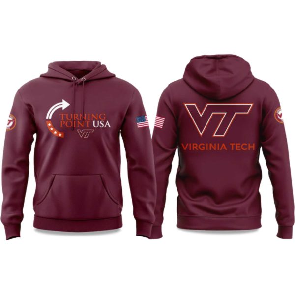 Virginia Tech Turning Point USA Charlie Kirk Hoodie