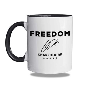 Freedom Charlie Kirk Signature Mug