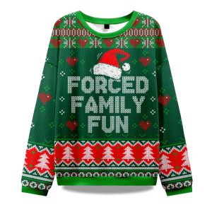 2025 Forced Family Fun Ugly Christmas Sweater 1