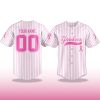 Yankees Breast Cancer Awareness Game Night Jersey 2025 2