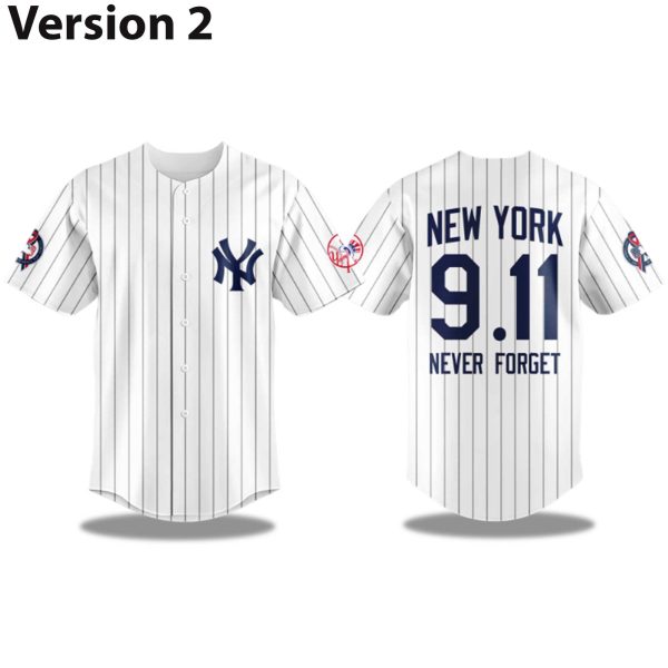 Yankees Never Forget 2025 Jersey 2