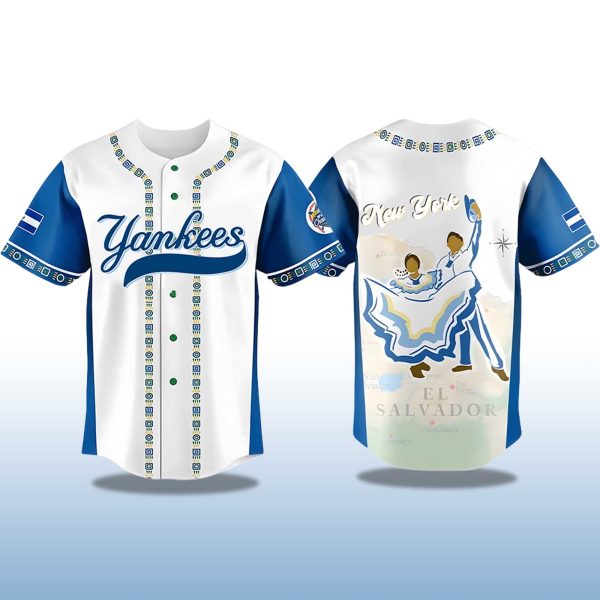 Yankees Salvadoran Heritage Night 2025 Jersey