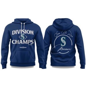 Mariners Division Champs West Sea Us Rise 2025 Hoodie 1
