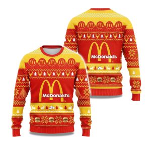 2025 Christmas McDonalds Ugly Sweater 1