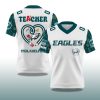 Philadelphia Eagles Teacher Appreciation 2025 V neck Short Sleeve Jersey 2