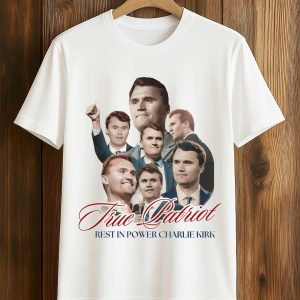 True Patriot Restin Power Charlie Kirk Shirt 1