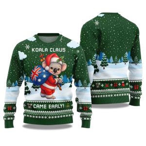 2025 Koala Claus Came Early Ugly Christmas Sweater 1