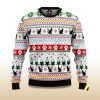 2025 Black Cat Ugly Christmas Sweater 2