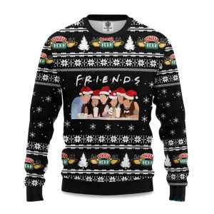 2025 Friends TV Show Ugly Christmas Sweater 1