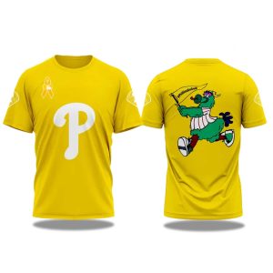Philadelphia Phillies Nemours Childhood Cancer Awareness Night 2025 T Shirt
