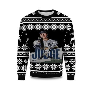 2025 Aaron Judge Yankees Ugly Christmas Sweater