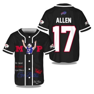 Josh Alen Be Good Do Good God Bless Go Bills Jersey 1