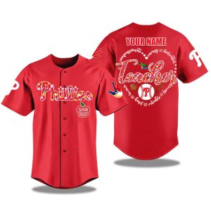 Philadelphia Phillies Teacher Appreciation Night 2025 Jersey 1