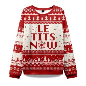 2025 Le Tits Now Ugly Christmas Sweater 1