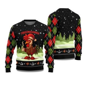 2025 Christmasomnia Ugly Christmas Sweater 1