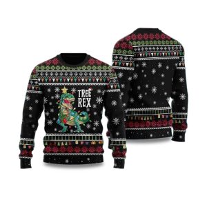 2025 Tree Rex Ugly Christmas Sweater 1