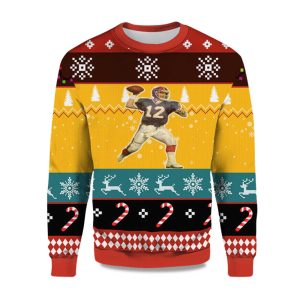 2025 Jim Kelly Bills Ugly Christmas Sweater 1