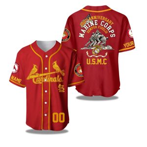 StLouis Cardinals 250th Year Anniversary US Marine Corps Jersey 2025 1