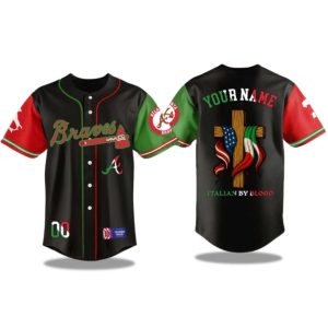 Atlanta Braves Italian American Heritage Month 2025 Jersey 1