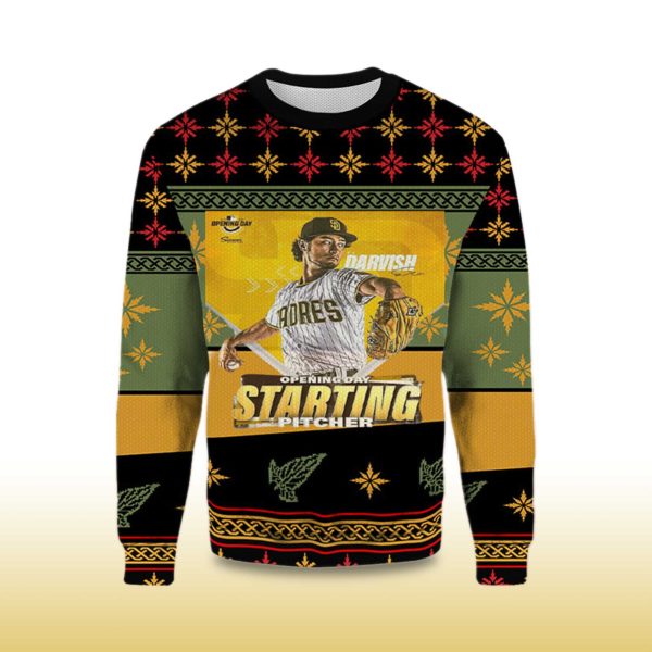 2025 Yu Davish San Diego Padres Ugly Christmas Sweater