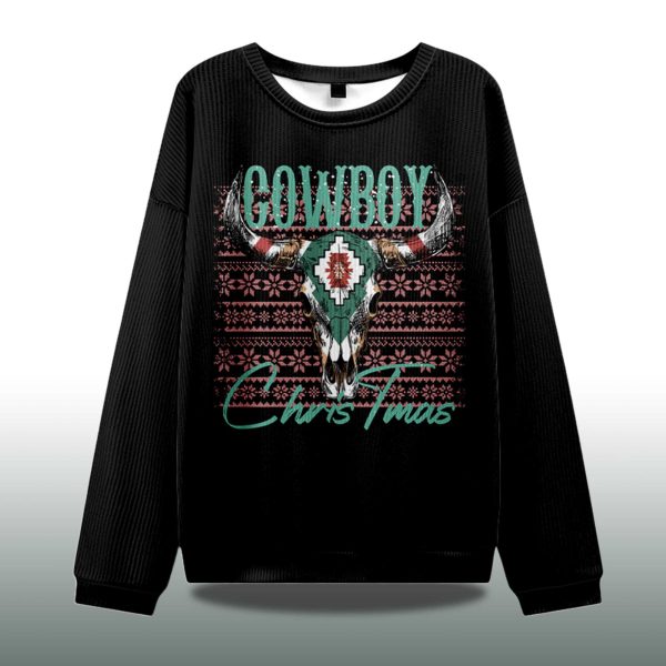 Cowboy Christmas Ugly Sweater 2