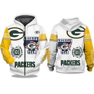 Packers Americas Team Zip Hoodie 1