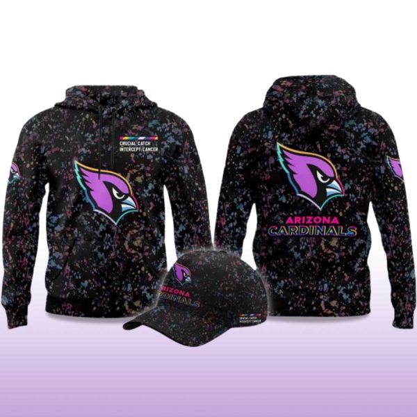 2025 Arizona Crucial Catch Intercept Cancer Hoodie
